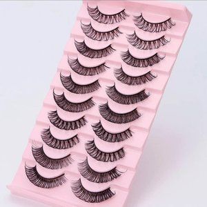 AYRMILLA  3D Mink Natural Soft False Eyelashes. 10 Pairs Only $8